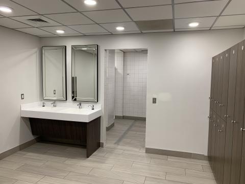 BH3 8830 Stanford Boulevard Fitness Center Bathroom