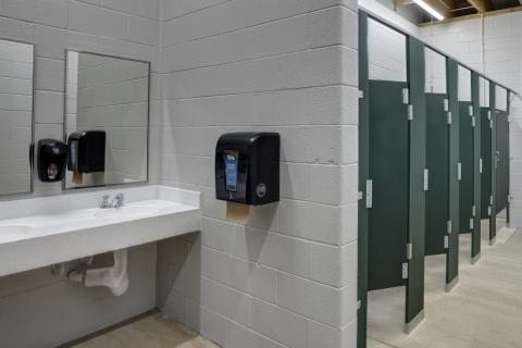 Beachmont Pool House Restroom