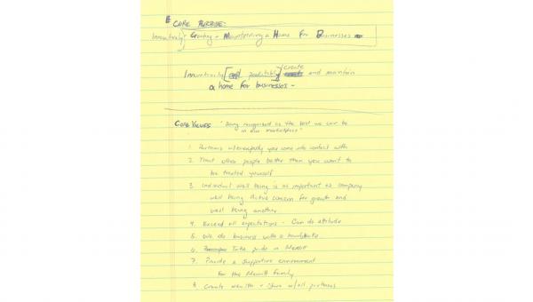 retreat notes